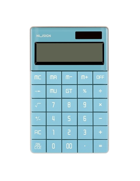 Calculator 165.3×103.2×14.7mm, 12 digits Blue