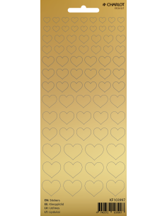 Labels Charlot Hearts Gold