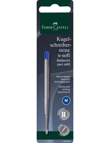 Ballpoint pen refill x-soft blue M in BC