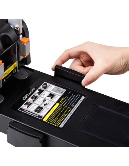 Heavy Duty Punch DELI 150 sheets,80mm,Φ6mm BLACK