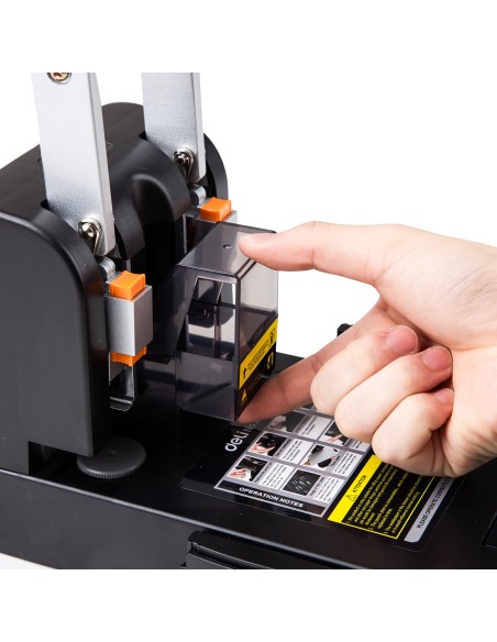 Heavy Duty Punch DELI 150 sheets,80mm,Φ6mm BLACK