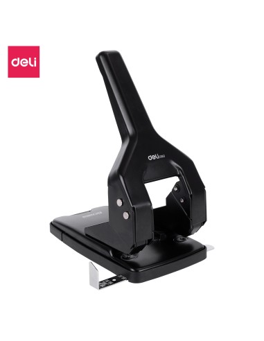 Heavy Duty Punch DELI 60sheets,80mm,Φ6mm BLACK