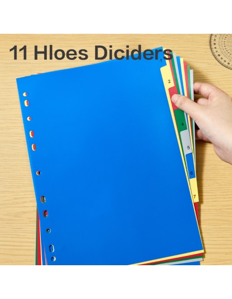 Dividers DELI A4-10 pages ASST.