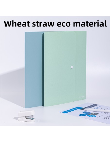 Expanding File DELI A4_8P Green/Blue