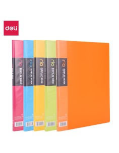 Esitluskaaned DELI A4 10-taskut, assortii