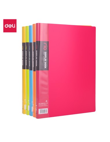 Esitluskaaned DELI A4 20-taskut, assortii