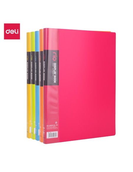 Display Book DELI A4-20 pages ASST.