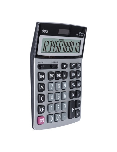Desktop Calculator Deli Metal-12 digits Deli