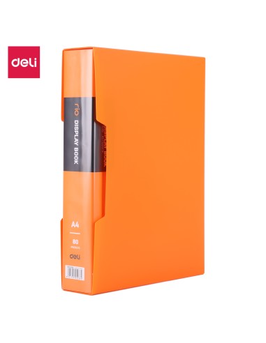 Esitluskaaned DELI A4 80-taskut, assortii