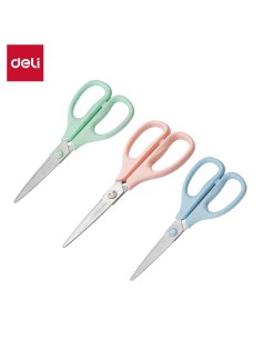 Scissors DELI 175mm Blue/Green/Pink