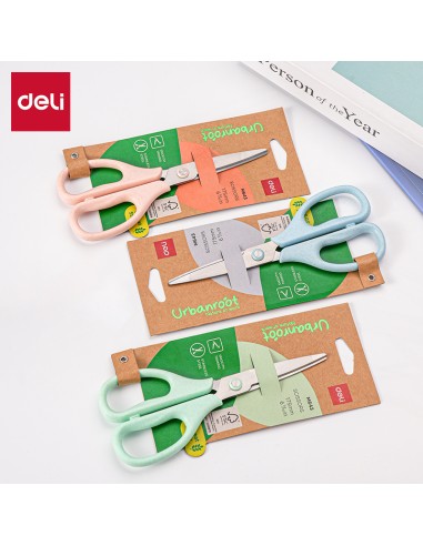 Scissors DELI 175mm Blue/Green/Pink