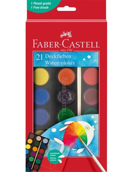Watercolors Faber-Castell 21-colours