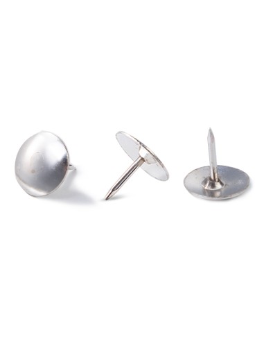 Knopkad DELI 10mm 100tk/pk, metalsed, plastkarbis