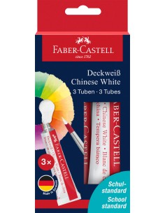 Vesivärv Faber-Castell, valge, 3x7,5 ml