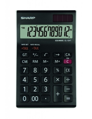 Lauakalkulaator Sharp EL-124TWH valge