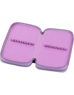 Triple Decker pencil case unicorn empty 2