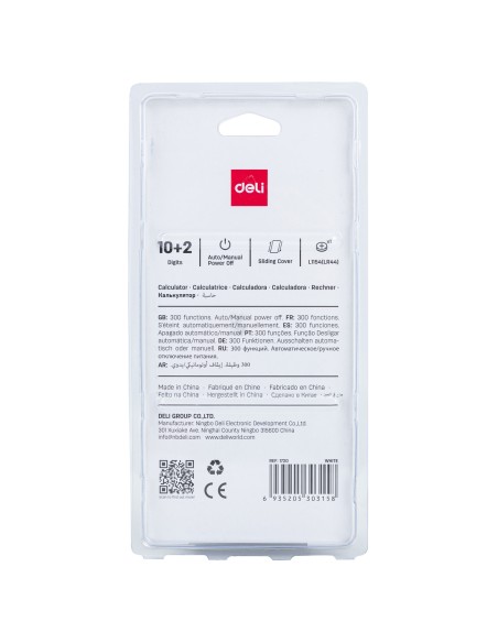 300F-Scientific calculator DELI White
