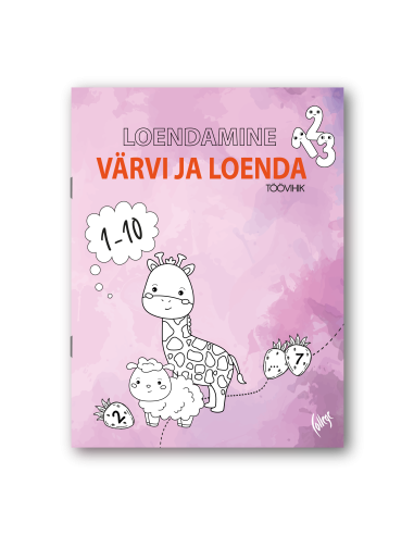 Töövihik Loendamine: Värvi ja loenda College 155x205/12L