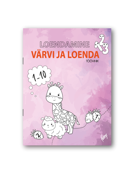 Töövihik Loendamine: Värvi ja loenda College 155x205/12L