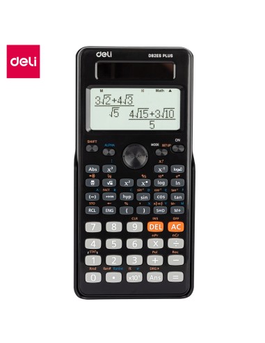 Koolikalkulaator DELI D82ES 252 funktsiooni, must