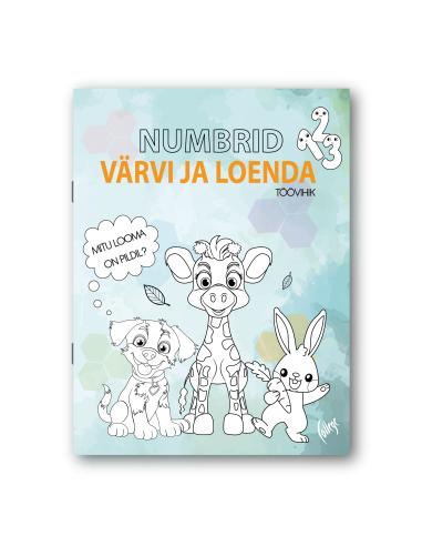 Töövihik Numbrid: Värvi ja loenda College 155x205/12L