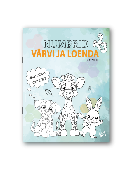 Töövihik Numbrid: Värvi ja loenda College 155x205/12L