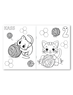 Töövihik Numbrid: Värvi ja loenda College 155x205/12L 2