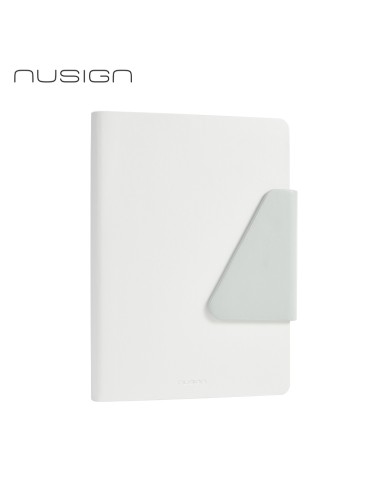 Märkmik Nusign A5/120L, PU-kaaned, joon/ruut valge
