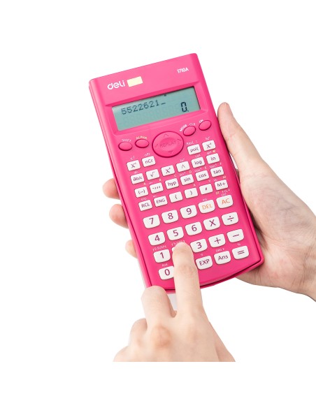 Scientific Calculator Deli 240F-two line display-10+2 digits Deli