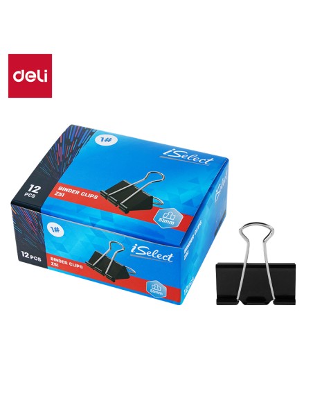 Binder Clips 1# 51mm BLACK