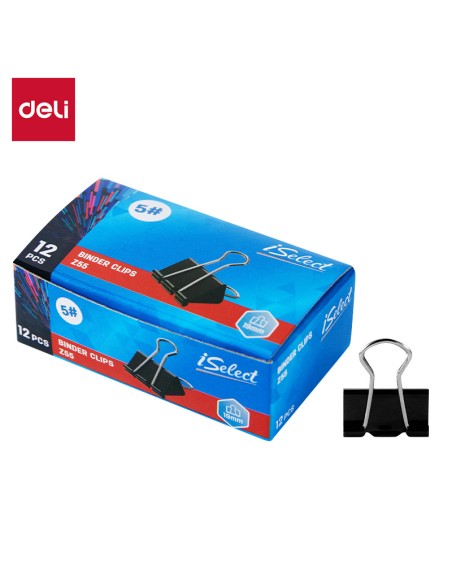 Binder Clips 5# 19mm BLACK
