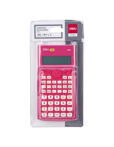 Scientific Calculator Deli 240F-two line display-10+2 digits Deli