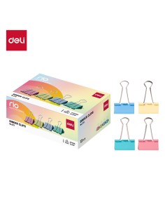Binder Clips 2# 41mm Blue/Green/Pink/Yellow