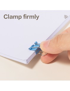 Binder Clips 6# 15mm Blue/Green/Pink/Yellow 2