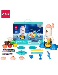 Modelleerimismass DELI Nuudlid 6-värvi komplekt