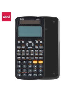 Koolikalkulaator DELI D991EX 552 funktsiooni, must