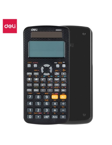 Koolikalkulaator DELI D991EX 552 funktsiooni, must