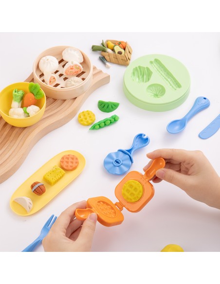 Modelleerimismass DELI Puuviljad 6-värvi komplekt