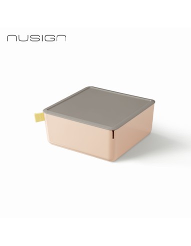 Nusign Desktop Storage 212*212*93.5mm Pink