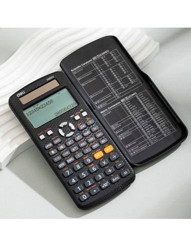 Scientific Calculator DELI 552F-textbook display black