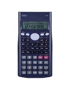 Scientific Calculator Deli 240F-two line display-10+2 digits Deli