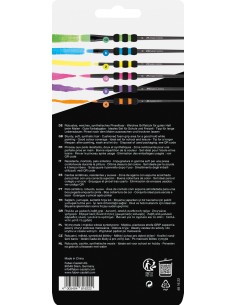 Pintslite komplekt Faber-Castell Soft Touch must 6tk/pk 2