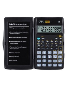 Scientific Calculator DELI Black