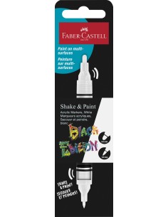 Akrüülmarker Faber-Castell Black Edition valge