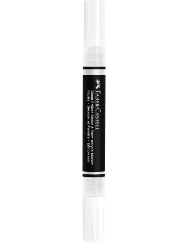 Black Edition Shake & Paint Marker, single cardboard blister, white