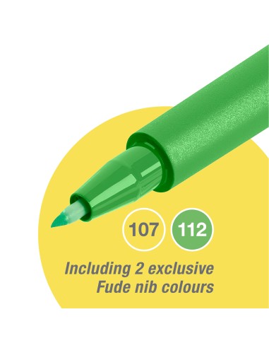 Tindipliiatsid Faber-Castell Pitt Artist Pen Berlin, 12tk/pk
