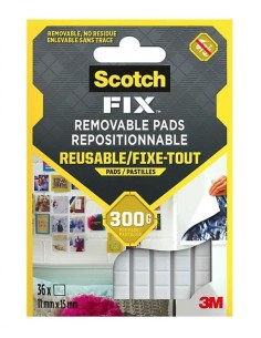 Removable Adhesive 3M Scotch Fix  36pcs