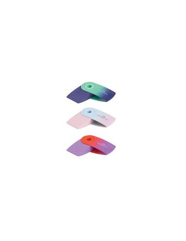 Kustukumm Faber-Castell Sleeve Mini Flow erivärvid