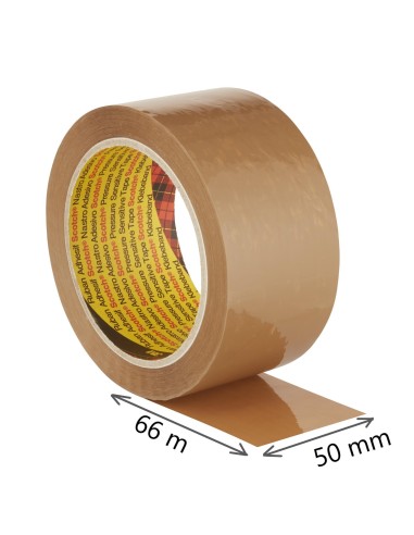 Pakketeip 3M 309 50mmx66m pruun vaikne 36tk/kast