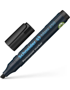 Permanent Marker Schneider 250 2-7mm chisel tip, black